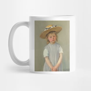 Child in a Straw Hat by Mary Cassatt Mug